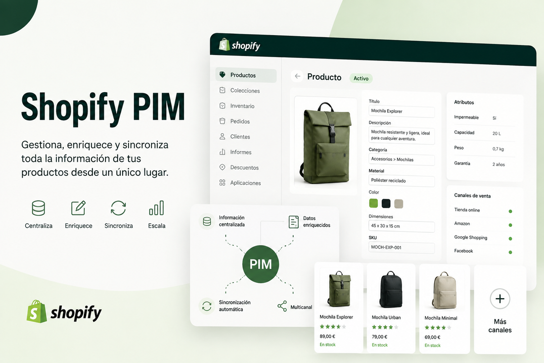 Shopify PIM: cómo centralizar la información de producto para escalar