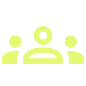 Icono de personas representando un equipo en una agencia Shopify dedicada al desarrollo y diseño de ecommerce.