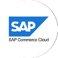 Logotipo de SAP, relacionado con soluciones de comercio en la nube para ecommerce y desarrollo Shopify.