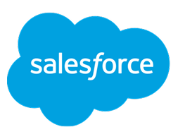 Logotipo de Salesforce, utilizado en integraciones con agencias Shopify y desarrollo de ecommerce.